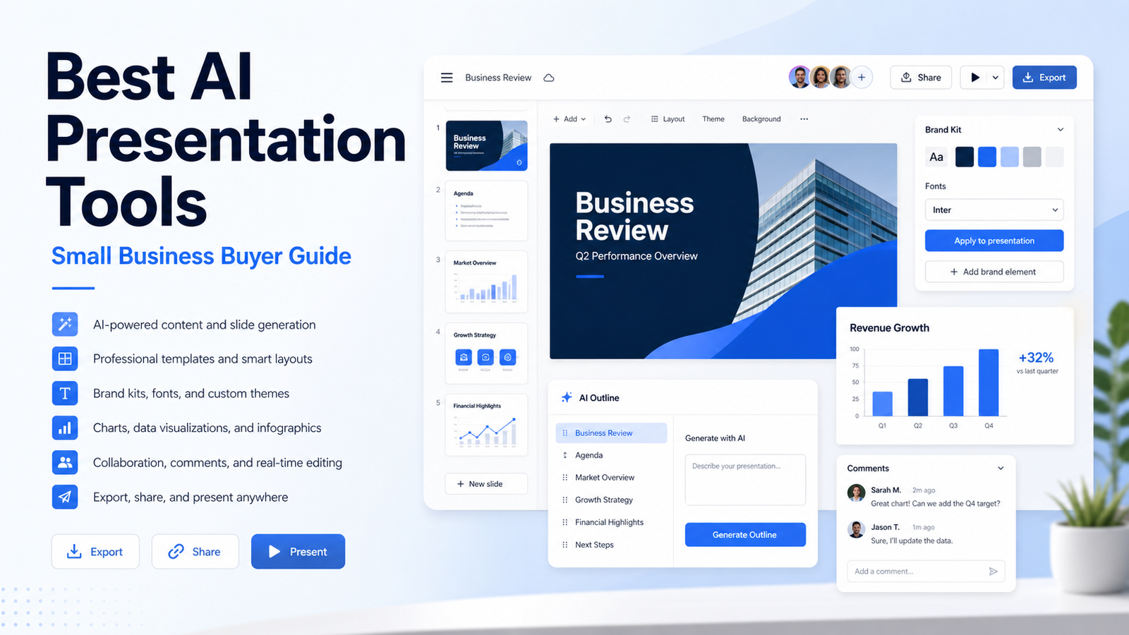 Best AI Presentation Tools for Small Business