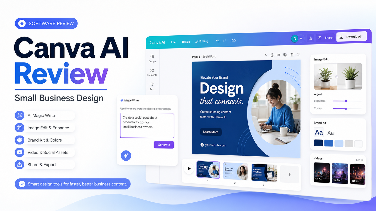 Canva AI Review: Is It Worth It for Small Business Design?