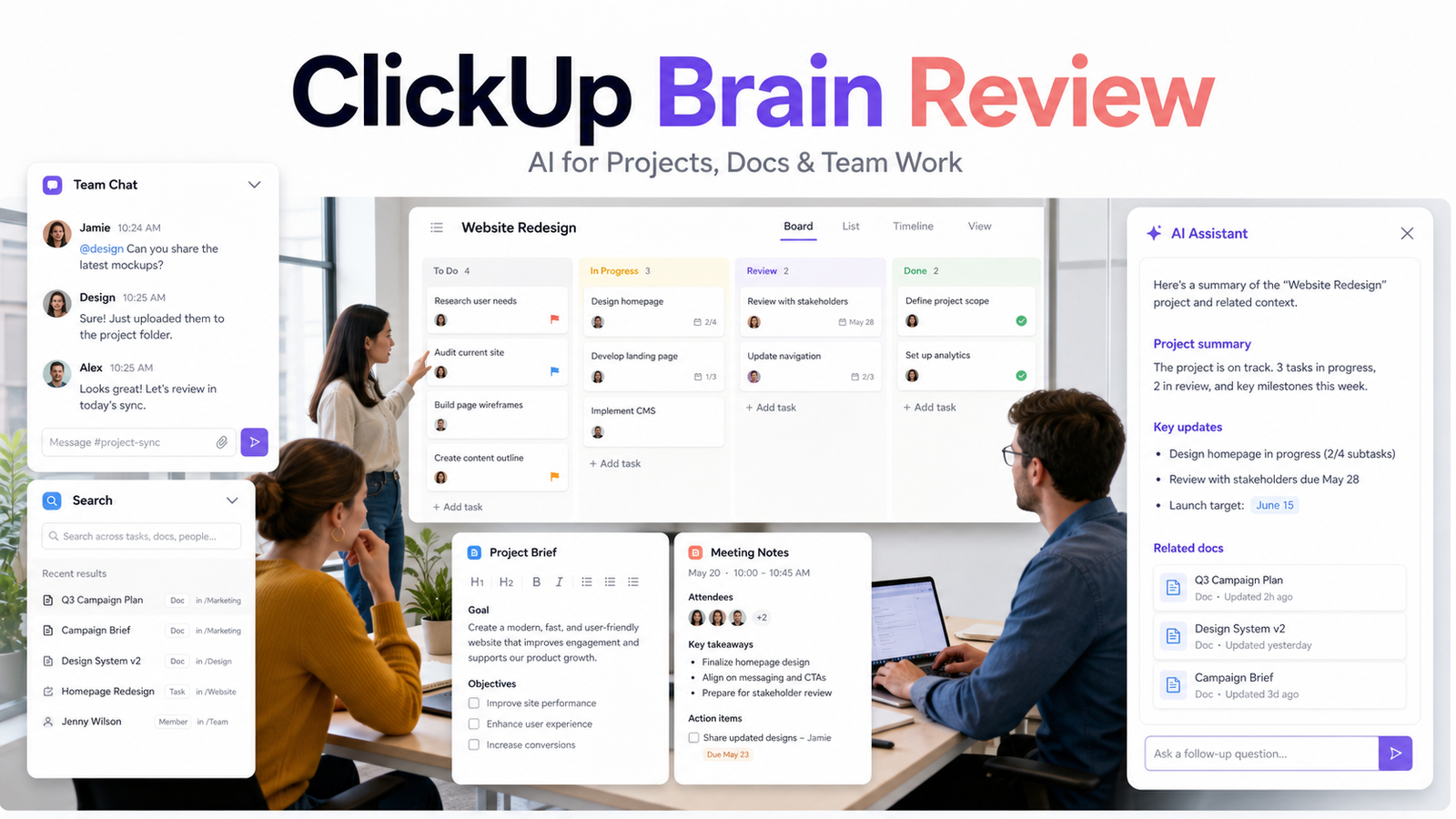ClickUp Brain Review: Is It Worth It for Project Teams?